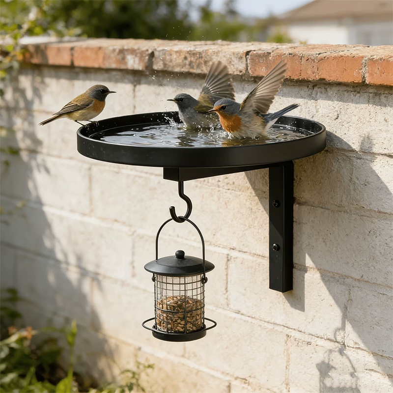 Wall-Mounted Bird Bath – Invite the Joy of Nature