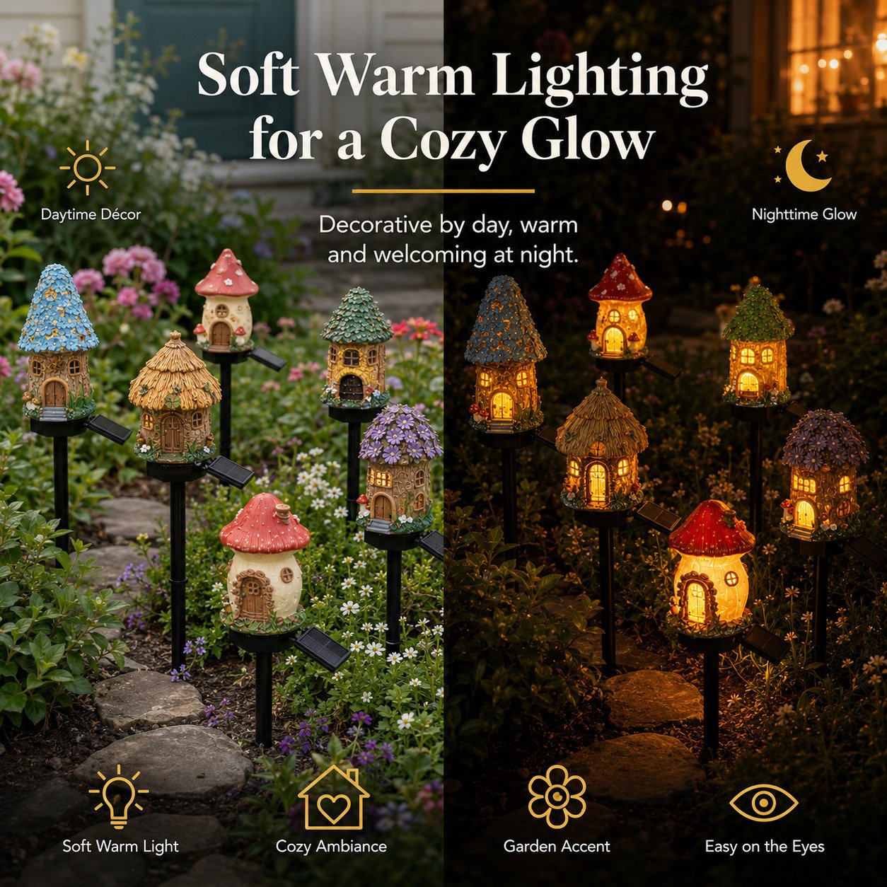 Enchanted Garden Lamps — Warm Glow, Pure Magic