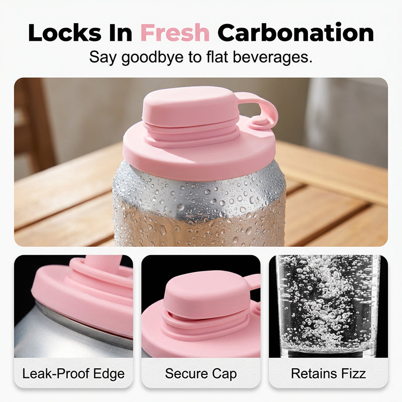 Silicone Lid & Straw Set – Leak-Proof Freshness Anywhere