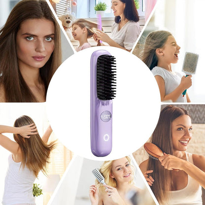 VibeBrush Wireless Straightener — Effortless Shine Anywhere