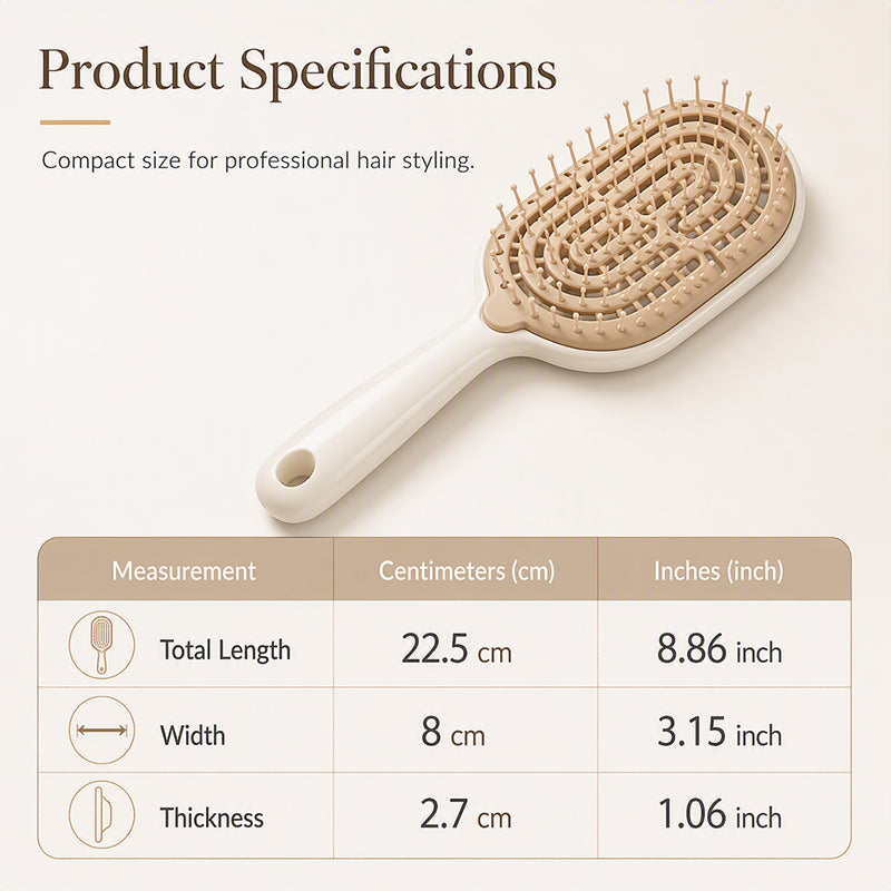 HairbrushPro — Self-Cleaning Detangling Hair Brush | 1+1 FREE