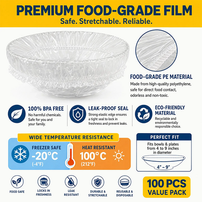 FlexiSeal Stretch Covers — Freshness Locked Tight