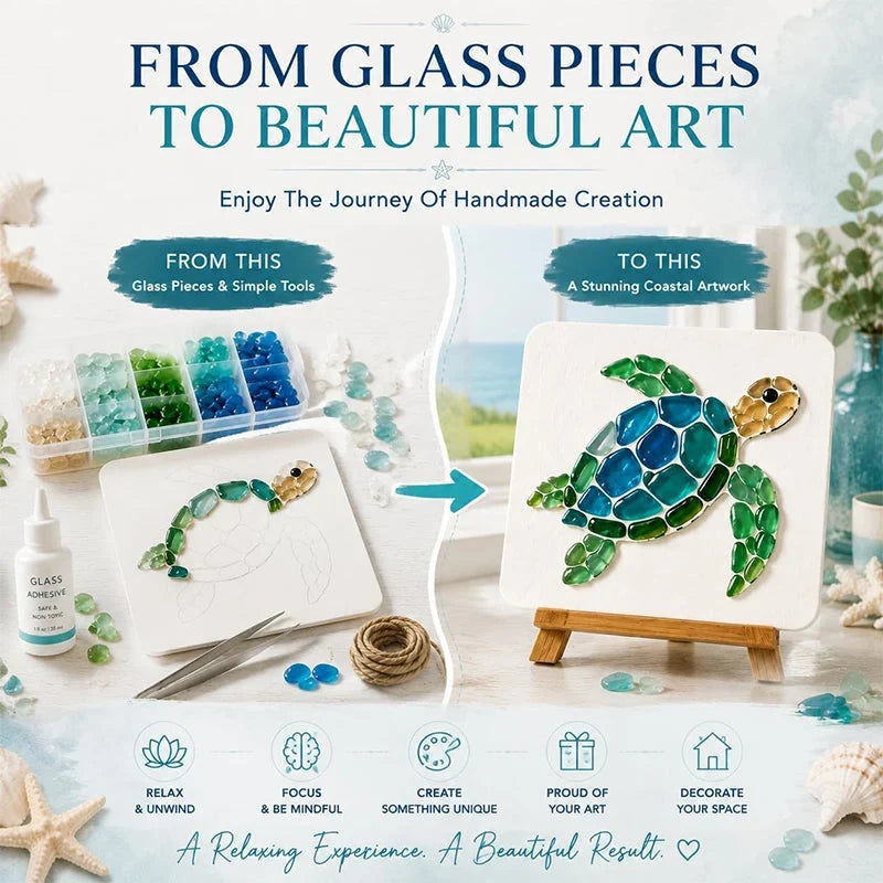 SeaLure — DIY Sea Glass Mosaic Kit | 50% OFF