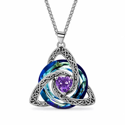 LunaKnot — Celtic Birthstone Pendant Necklace | 50% OFF