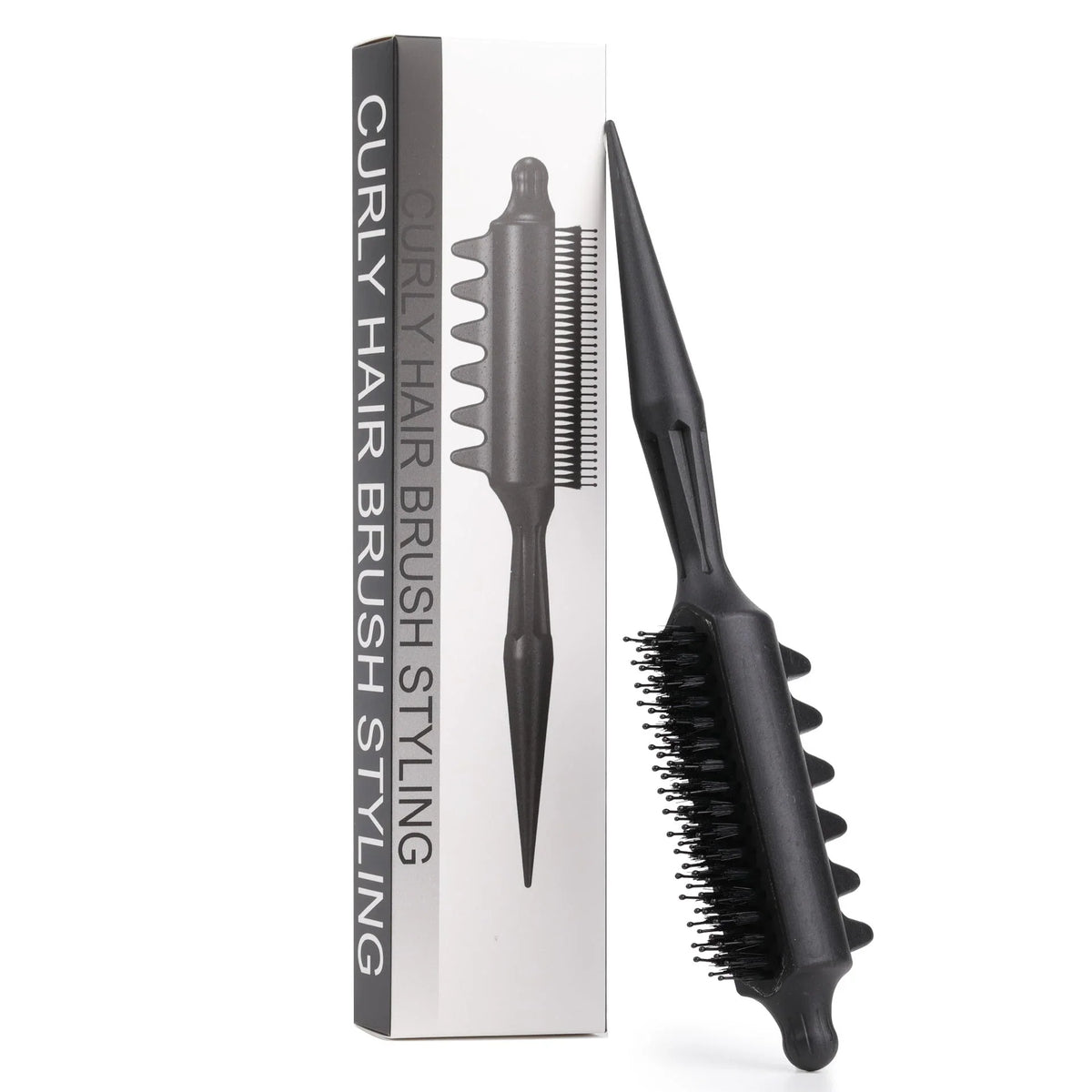 CurlCraft Define EdgeLift Brush — Effortless Soft Curl Confidence