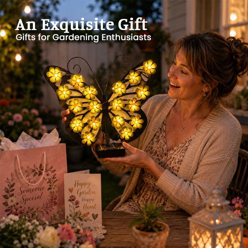 Solar Glow Butterfly — Enchant Your Evenings