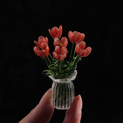 MiriFlor Mini Glass Flowers — Effortless Color Magic