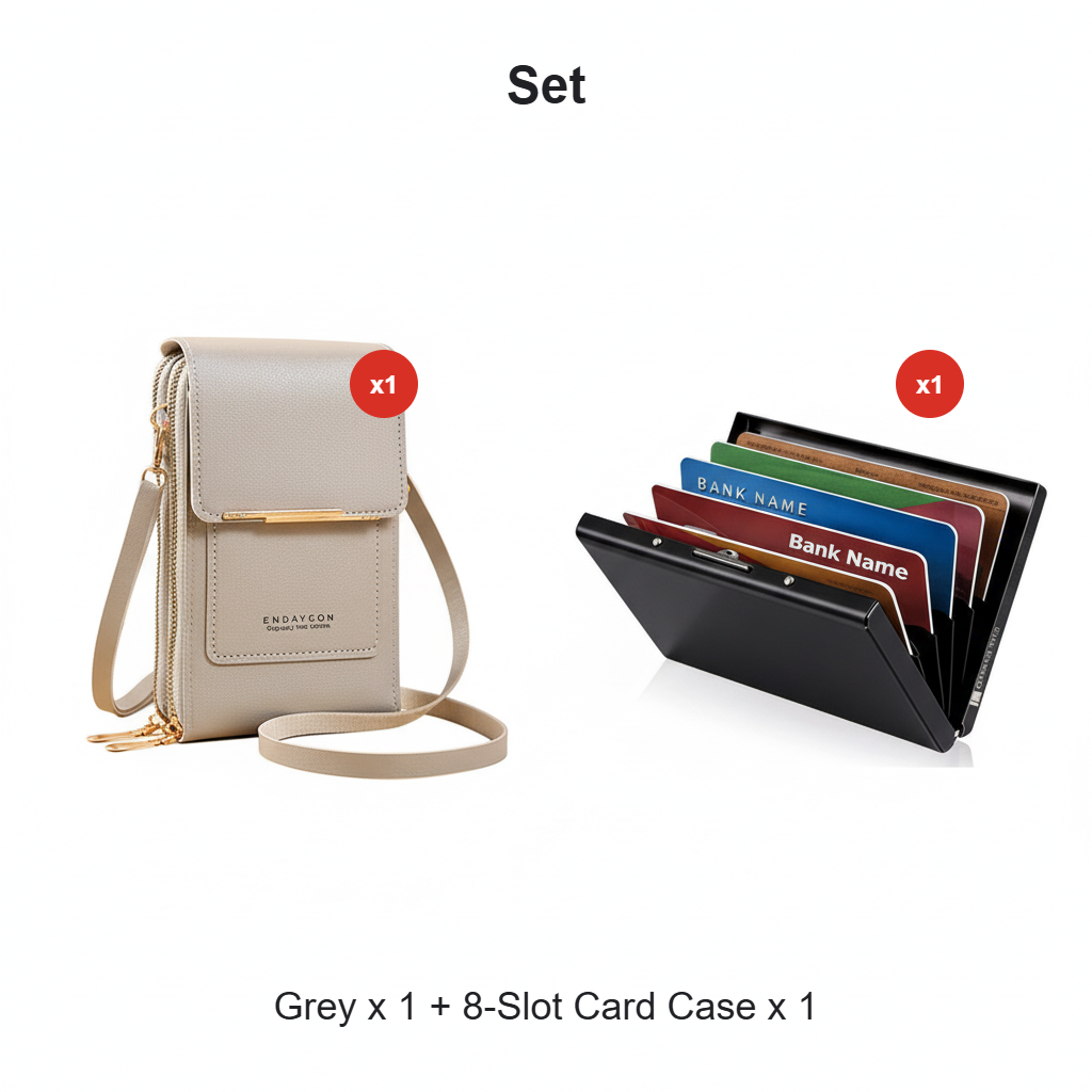 Ava — Lightweight Waterproof Crossbody Phone Bag
