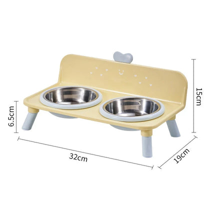 LuxPaw — Elevated Heart Pet Bowl Set | 50% OFF