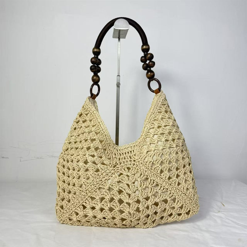 Artisan-Handcrafted Woven Tote — Effortless Style Confidence