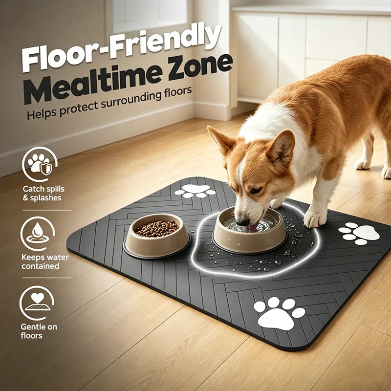 SlipGuard Pet Mat — Mess-Free Mealtime Bliss