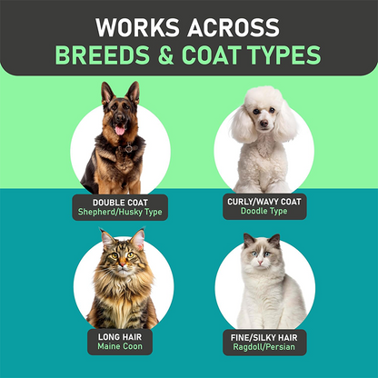 WhisperEase Double-Sided Comb – Stress-Free Pet Grooming