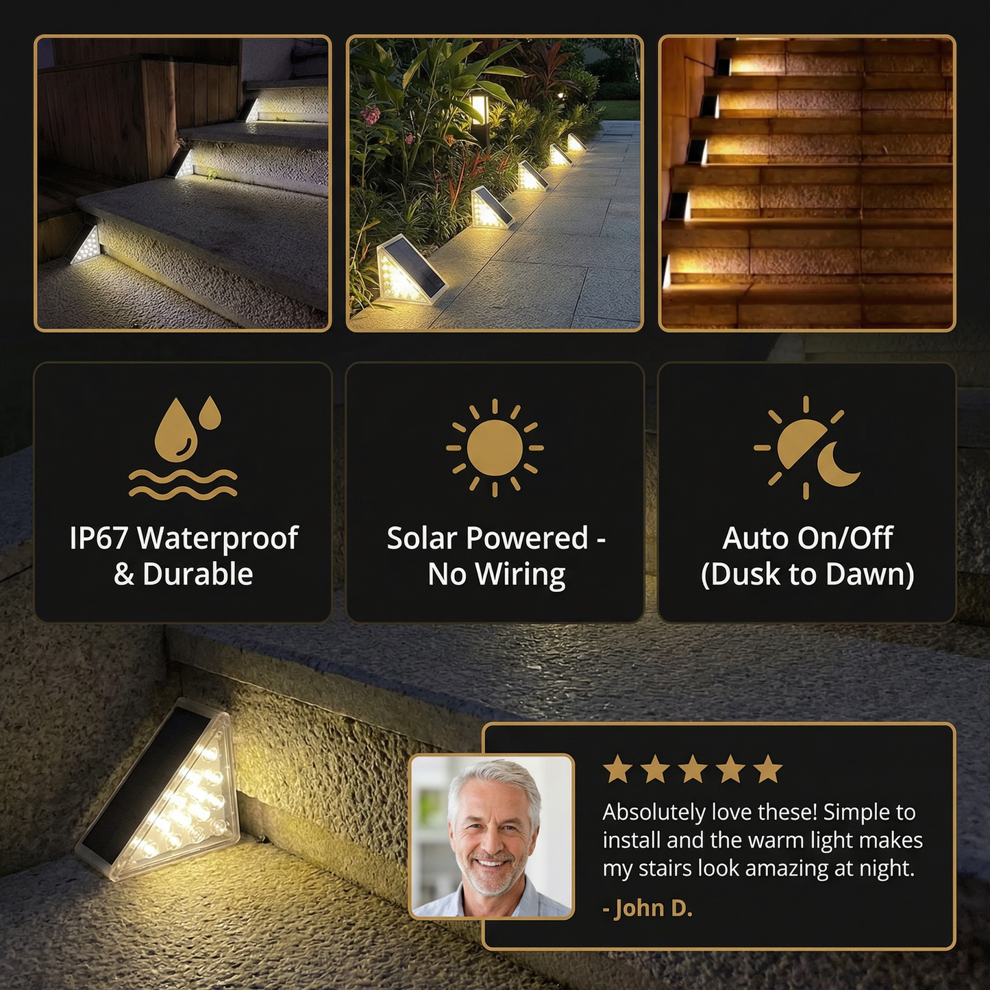 GlowPath Solar Lighting — Safe, Stylish Steps