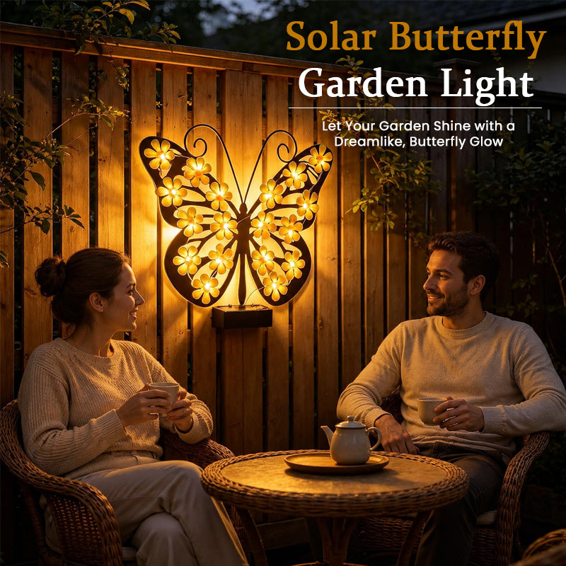 Solar Glow Butterfly — Enchant Your Evenings