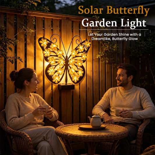 Solar Glow Butterfly — Enchant Your Evenings