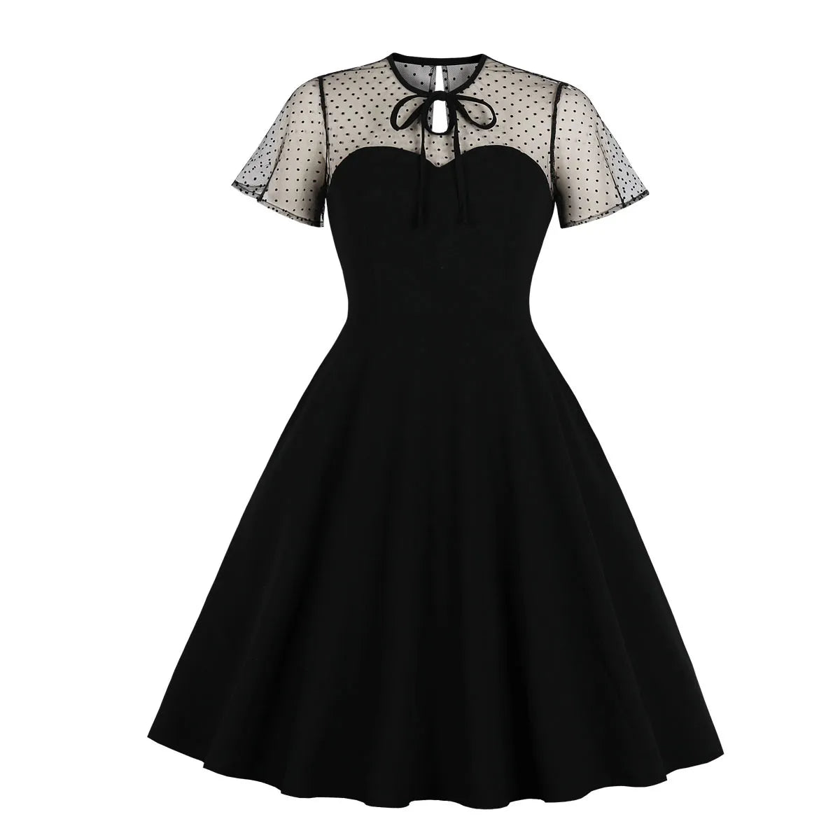 Maribel — Plus Size A-Line Cape Dress | 50% OFF