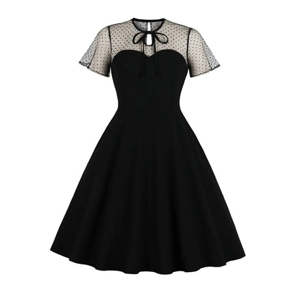 Maribel — Plus Size A-Line Cape Dress | 50% OFF