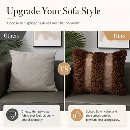 Velvasea Cushion Cover — Sink Into Plush Serenity