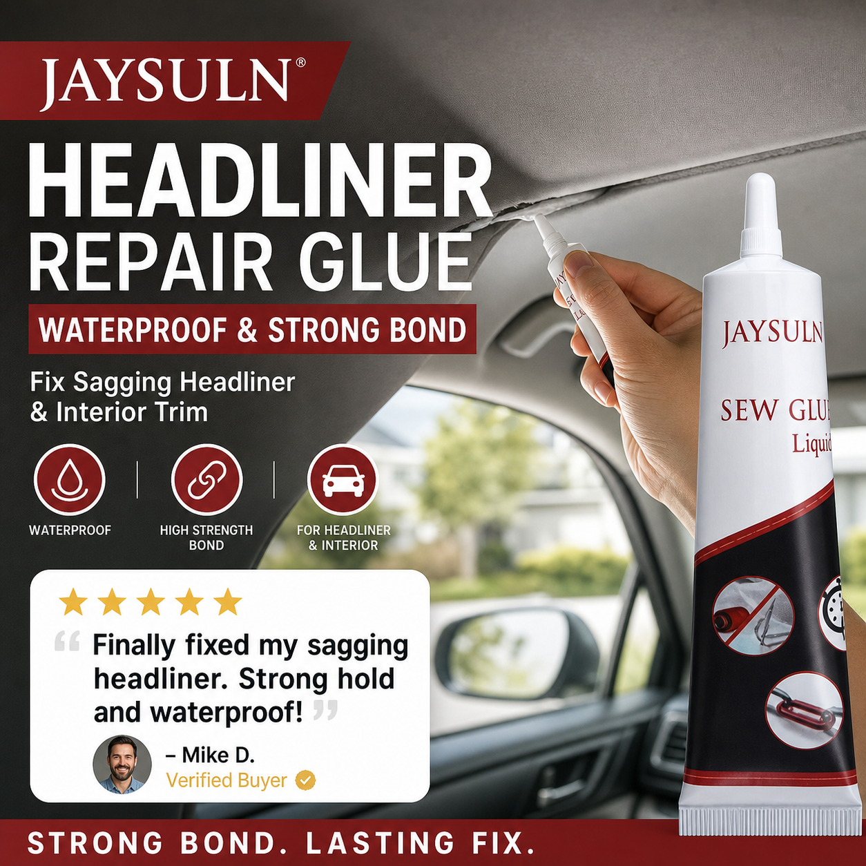 GripTight Interior Repair Adhesive — Restore Confidence Fast - 50ml