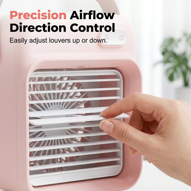 AeroMist Portable Fan — Instant Cooling, Hydration, Freedom