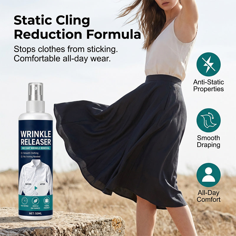 WrinkleAway Spray – Instant Wrinkle-Free Anywhere