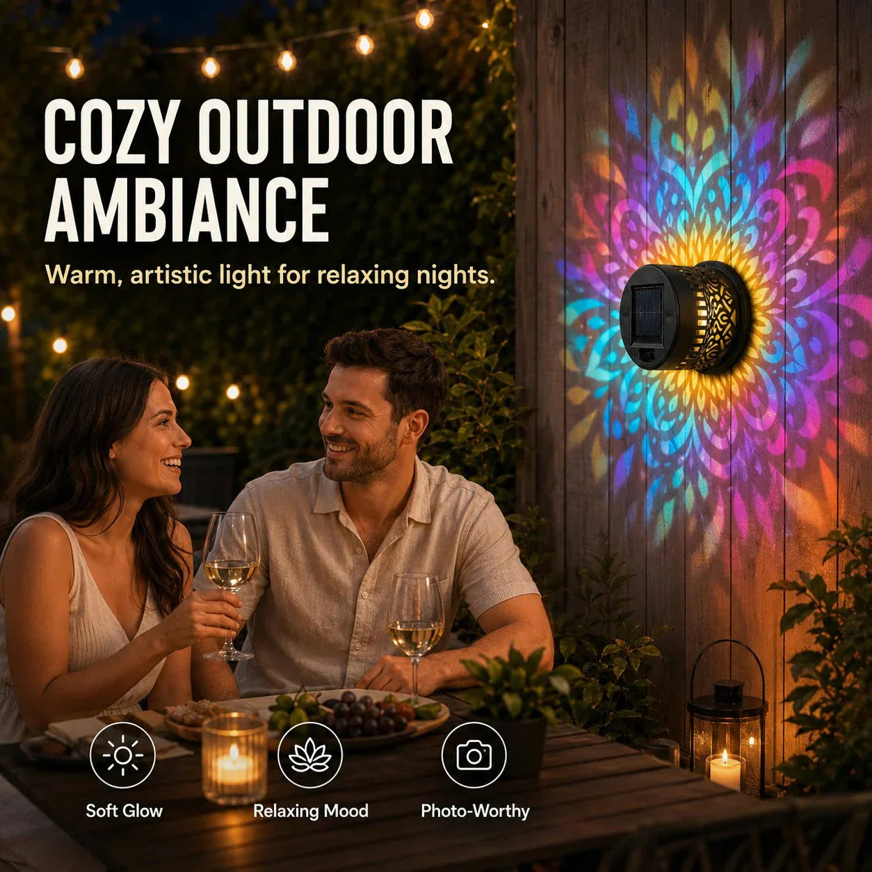 LumaHalo Mandala Light — Ignite Calm, Color, Wonder