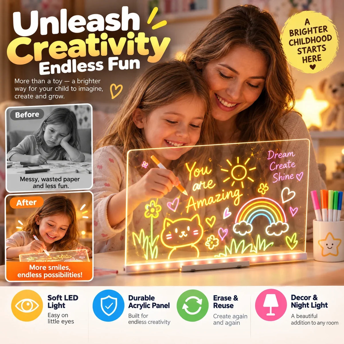 LumoCanvas — Spark Creative Wonder