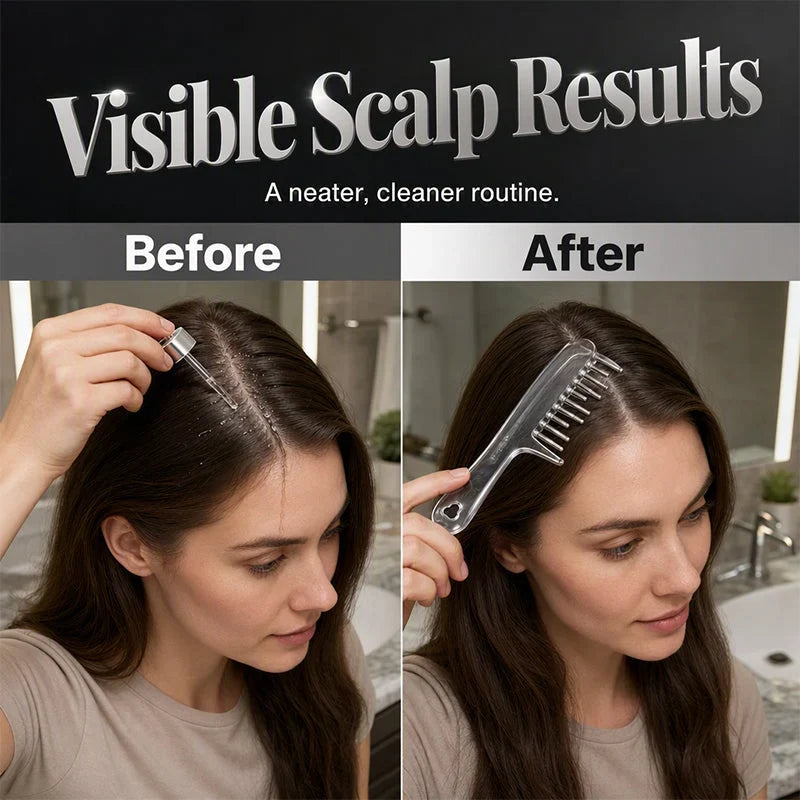 LumaSheer Scalp Massager — Precise Care, Pure Bliss