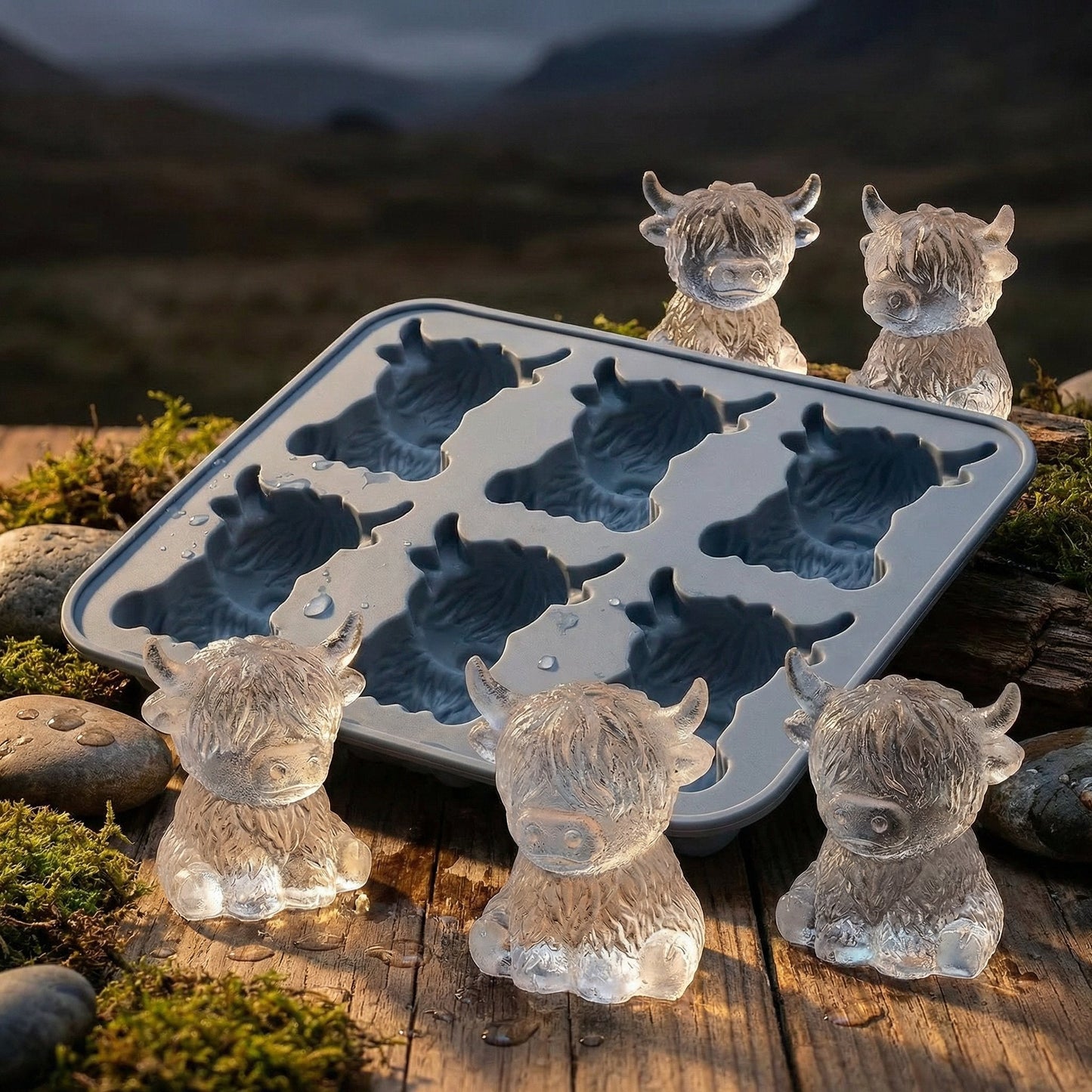 HighlandChill — Cow Ice Cube Mold | 1+1 FREE