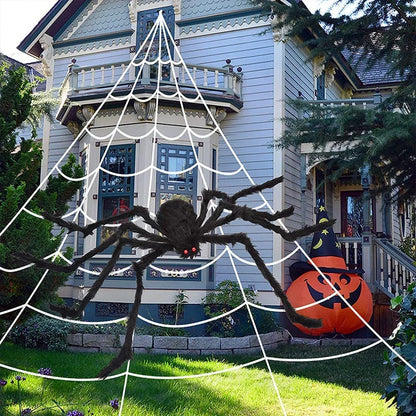 GlowSpell Spider Web Lights — Ignite Spooky Thrills