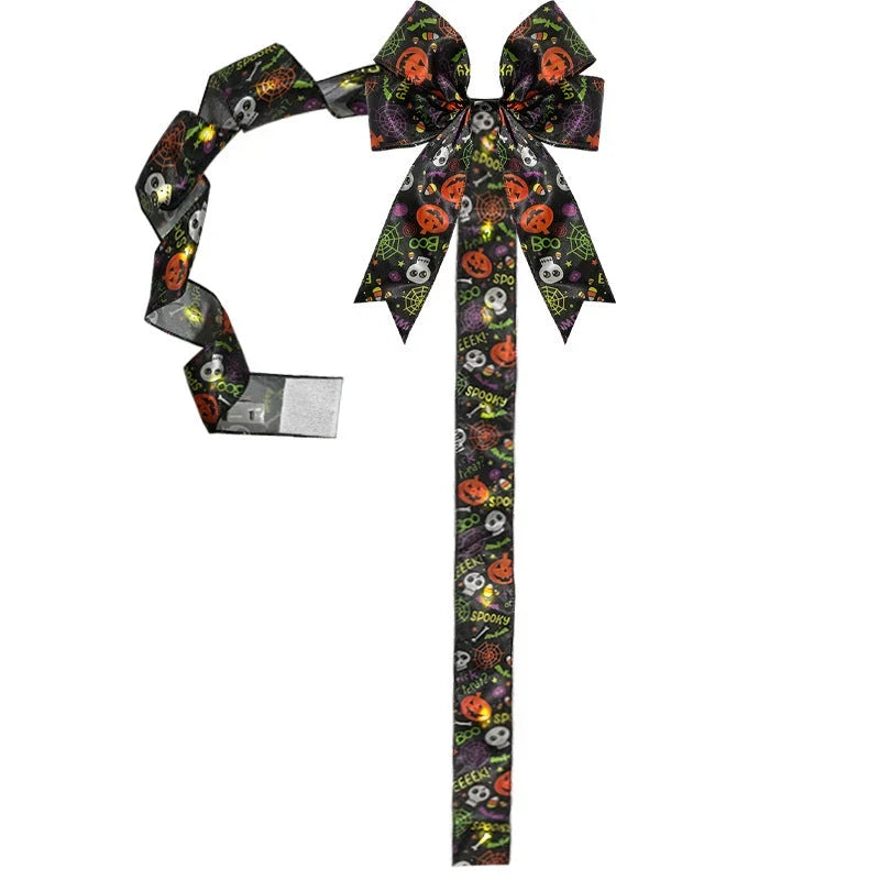 LuminaHaunt — LED Halloween Bow Decoration | 1+1 FREE