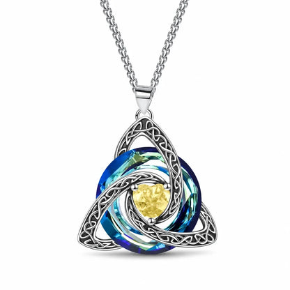 LunaKnot — Celtic Birthstone Pendant Necklace | 50% OFF