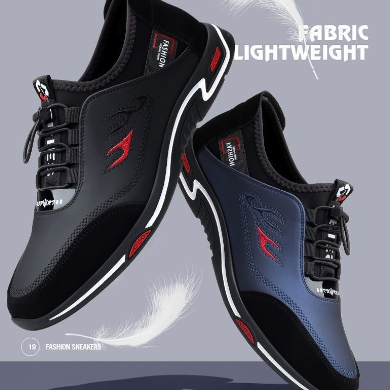 Heidi — Lightweight Breathable Men's PU Leather Shoes