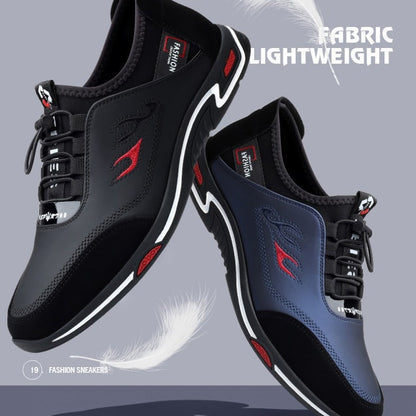 Heidi — Lightweight Breathable Men's PU Leather Shoes