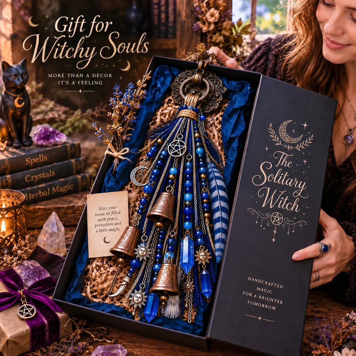 Celestara Hanging Charm — Ignite Cosmic Warmth