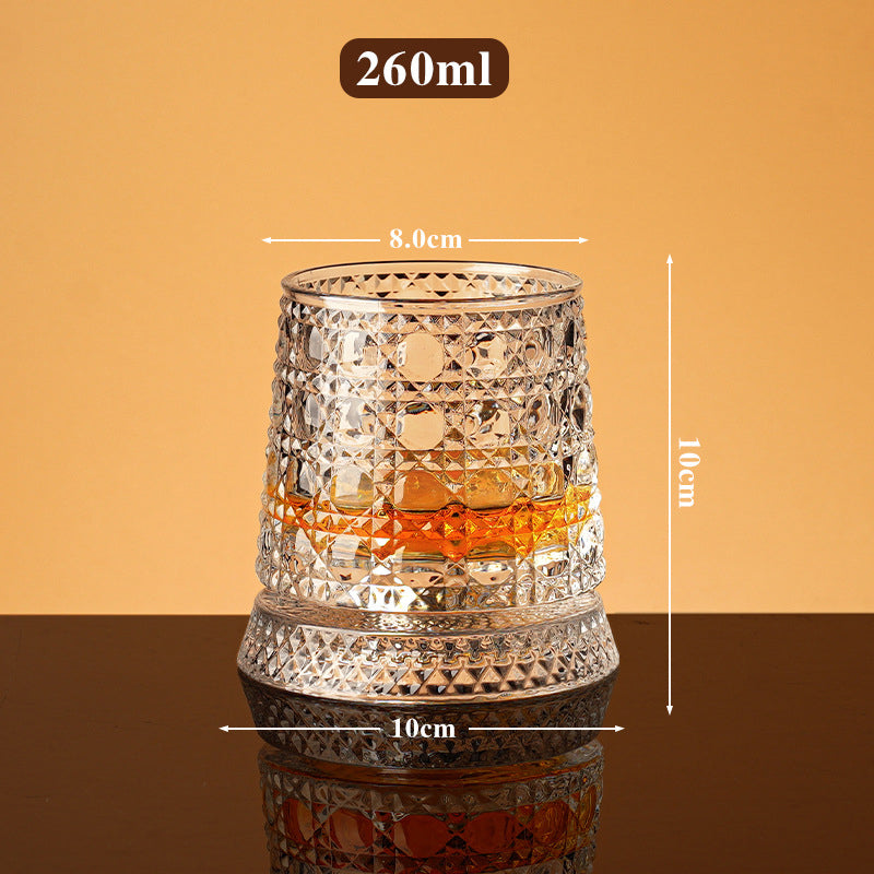 SpinMaster Whiskey Glass — Ignite Richer Sips