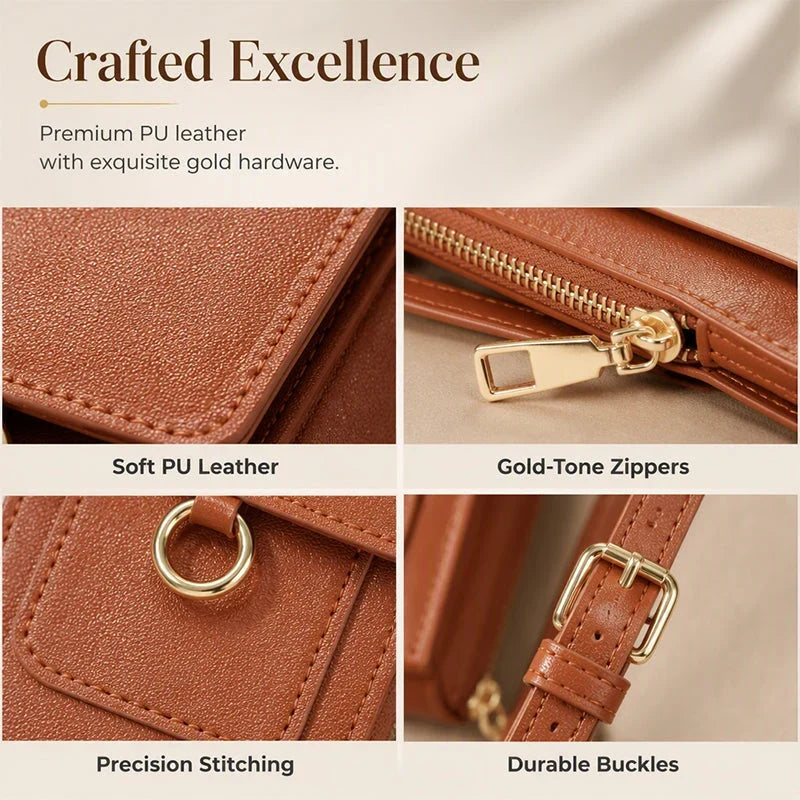 Rachel — Touchscreen Anti-Theft Shoulder Bag | 50% OFF