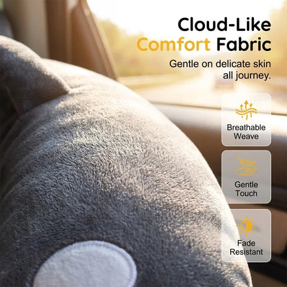 SnugNest Toddler Travel Pillow — Cozy Support, Happy Naps