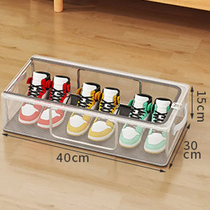 StrideBox — Transparent Shoe Organizer | 1+1 FREE