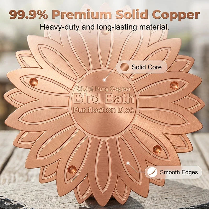 LumaPure Copper Disk — Pure Water, Happy Birds