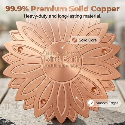 LumaPure Copper Disk — Pure Water, Happy Birds