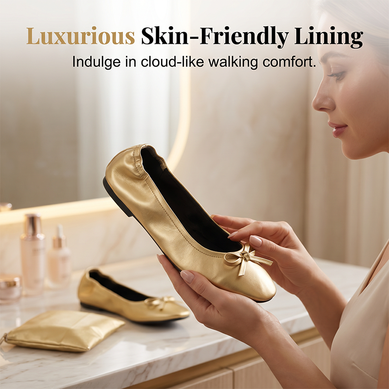 Nina — Foldable Ballerinas with Lightweight Comfort