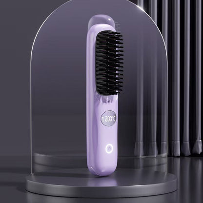 VibeBrush Wireless Straightener — Effortless Shine Anywhere