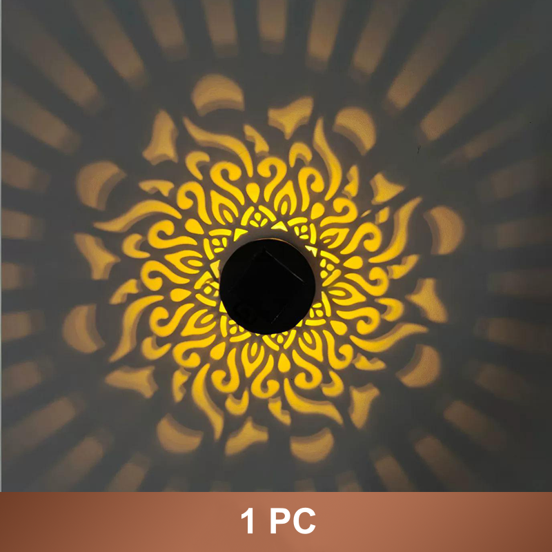 MandalaGlow — Solar Garden Lamp | 50% OFF