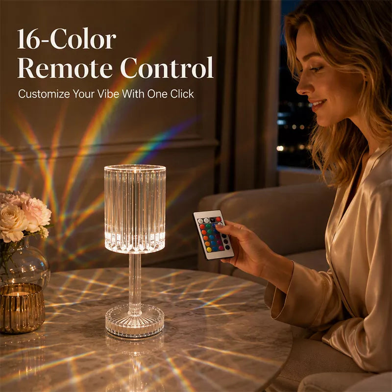 Crystal GlowLamp — Effortless Mood, Instant Elegance
