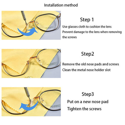 Complete ComfortKit Nose Pads Repair Set – Comfortable Eyewear Without Pain