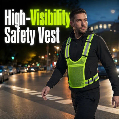 LumaGuard — Reflective Safety Visibility Vest | 50% OFF