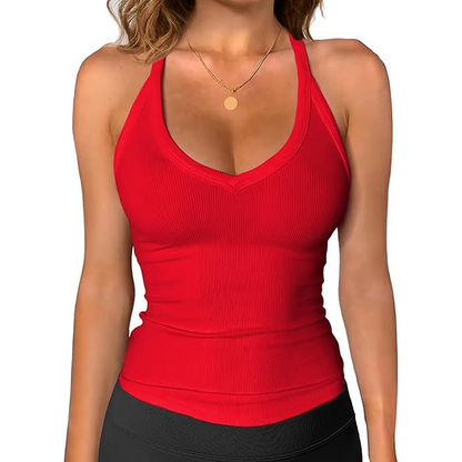 Lena — Ribbed Tank Top for Women, Relaxed Fit