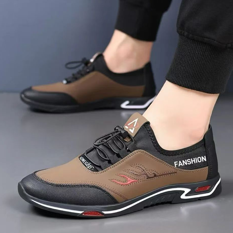 Heidi — Lightweight Breathable Men's PU Leather Shoes