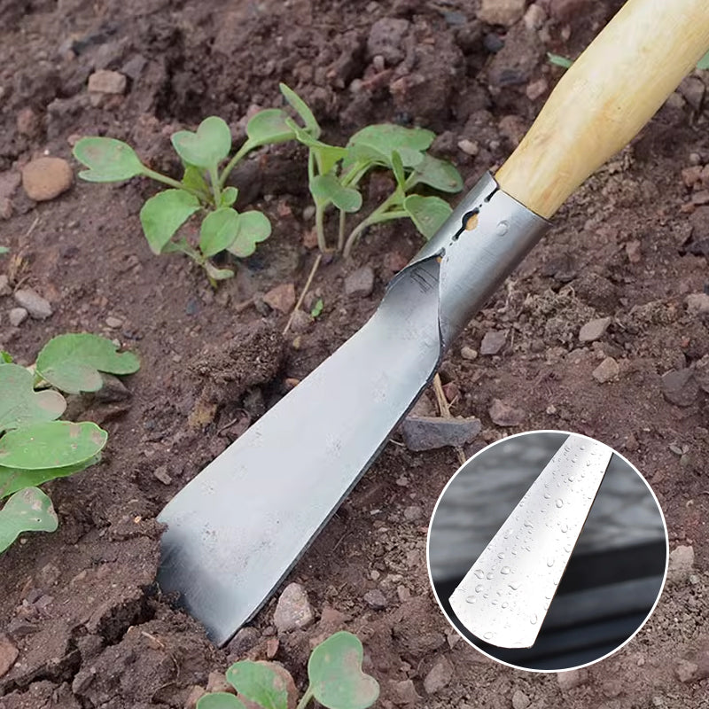 Spade with Wooden Handle Made of Manganese Steel — Effortless Precision Power